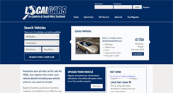 Desktop Screenshot of localcarsincumbria.co.uk
