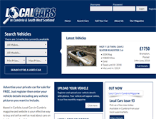 Tablet Screenshot of localcarsincumbria.co.uk
